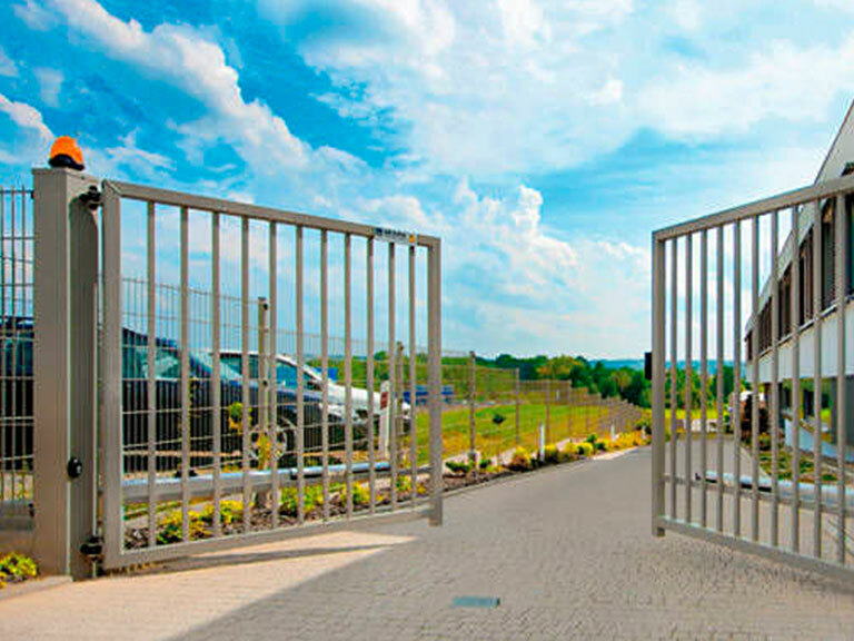 Swing Gate Access Control on Industrial Site