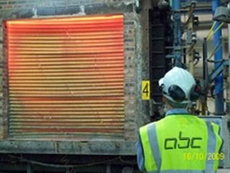 Industrial Fire Shutter Test