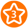 ABC Doors Icon Orange Star 3 Small