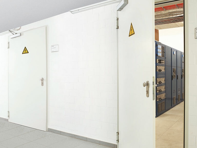 Steel Security Door at Data Centre