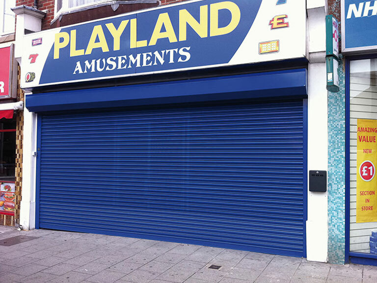 Traditional Roller Shutters on Arcade