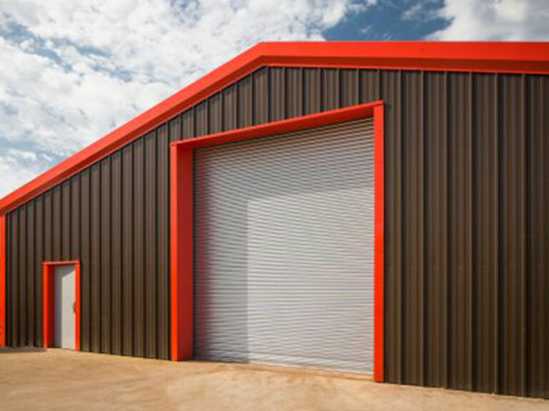 Traditional Roller Shutter on Barn