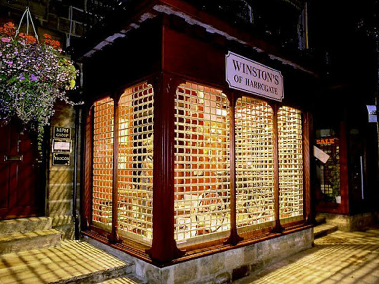 Window Security Grilles on Bike Shop